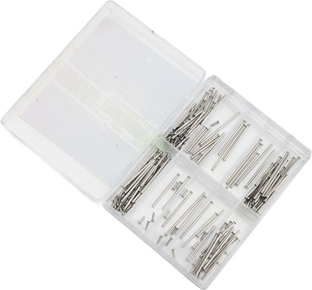Uhrenreparaturwerkzeuge Uhrenstifte Edelstahl, 12mm bis 26mm, Weiß - Bild 1