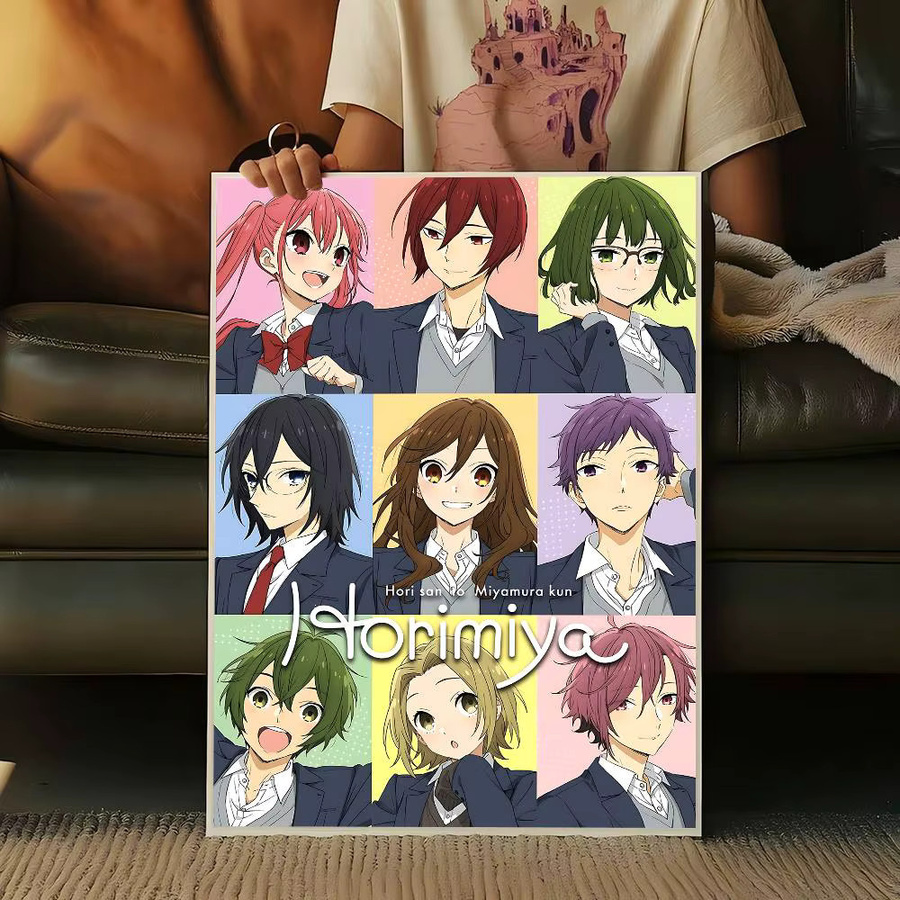 Beast Kingdom Horimiya Anime Figur Wandaufkleber aus Papier, Mehrfarbig, B: 15,0 cm, H: 10,0 cm - Bild 4