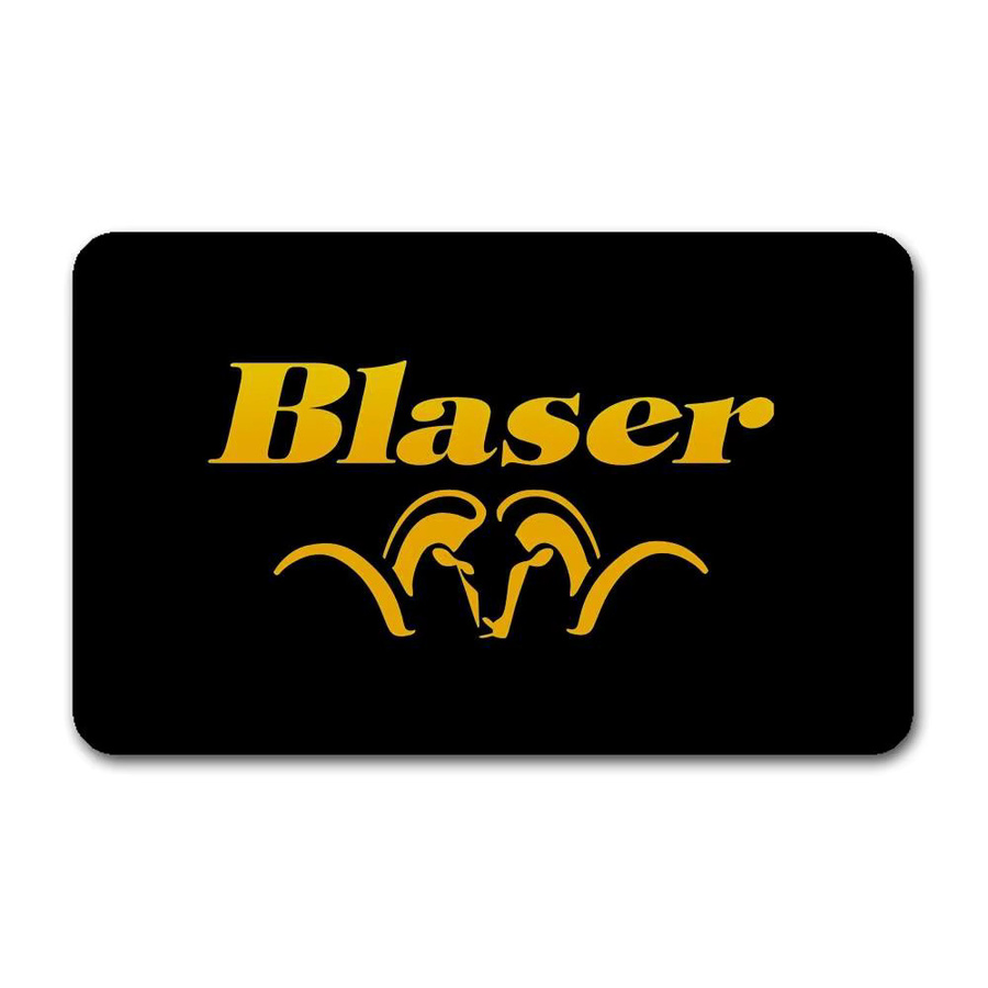 Rutschfeste Blaser Fußmatte aus Polyester in Schwarz, rechteckig, für den Innen- und Außenbereich - Bild 7
