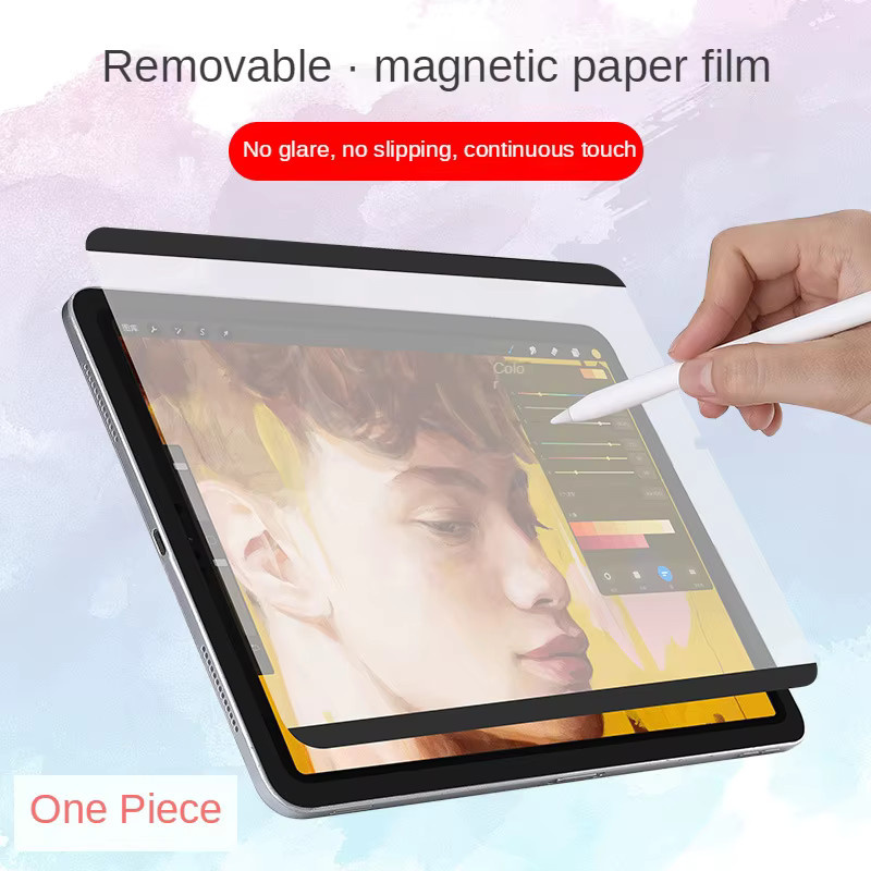 ZNOVAY Magnetischer Papier-Displayschutz für iPad Air 5 2022 und iPad Pro 11, transparent und abnehmbar - Bild 3