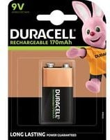 Duracell NiMH 9V Block-Akku wiederaufladbar 170 mAh - Bild 1