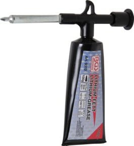 BGS Mini-Fettpresse Schwarz inklusive 100 g Lithium-Fett in einer Tube 9311 - Bild 1