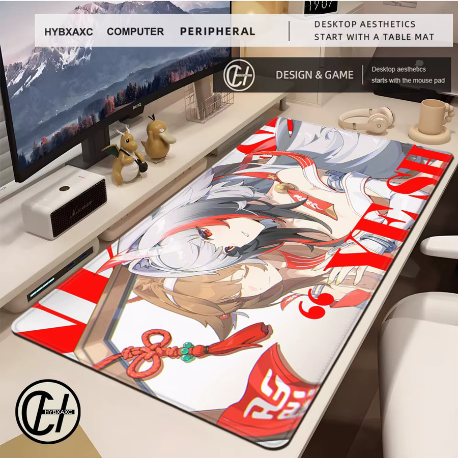 Ye Shunguang Mauspad Zenless Zone Zero Anime Girl XXL Rutschfest Multicolour - Bild 2