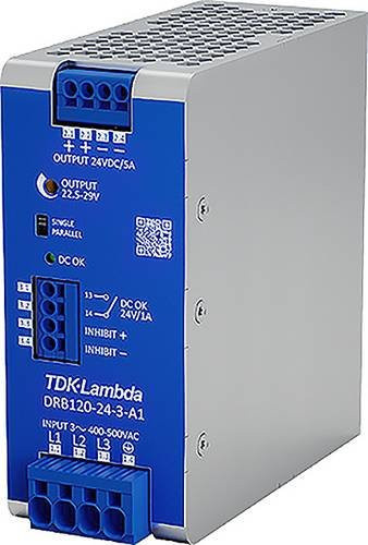 TDK-Lambda DRB120-24-3-A1 Hutschienen-Netzteil DIN-Rail 29 V/DC 5A 120W - Bild 1