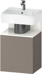 Duravit Waschtischunterschrank Qatego in Weiß Hochglanz/Matt, B/T/H: 44 x 35 x 64,5 cm - Bild 1