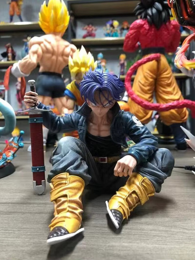 Bandai Dragon Ball Z Super Saiyajin Trunks Actionfigur mit Schwert - Bild 2