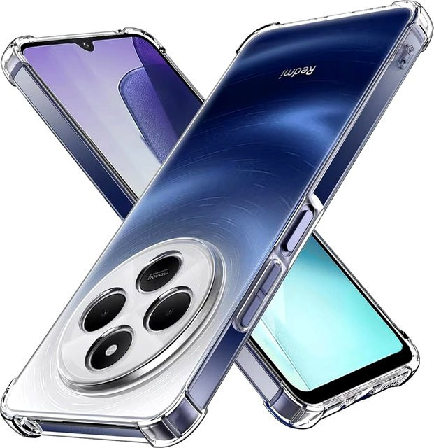Stoßfeste transparente Silikonhülle für Xiaomi Redmi 14C und Poco C75 - Bild 1
