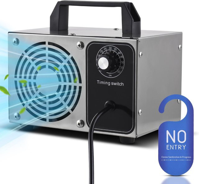 Aimo Ozongenerator aus Edelstahl in Silber zur Geruchsentfernung und Luftreinigung mit 36.000 mg/h Ozonleistung - Bild 1