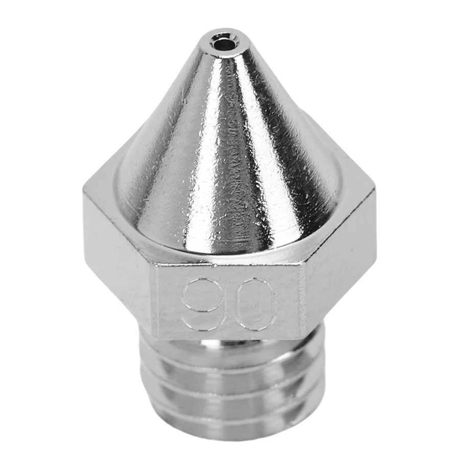 Aibecy Hotend Düse Ersatz für Raise3D N Serie, Pro2 Serie, Pro3 Serie und E2 Serie, Farbe: Silber, Düsendurchmesser: 0,6 mm, Maße: M6 x 13,8 mm - Bild 1