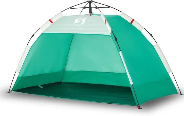 Furnicato Strandzelt in Meergrün mit Quick Release System, B/T/H: 195 x 101 x 115 cm - Bild 1