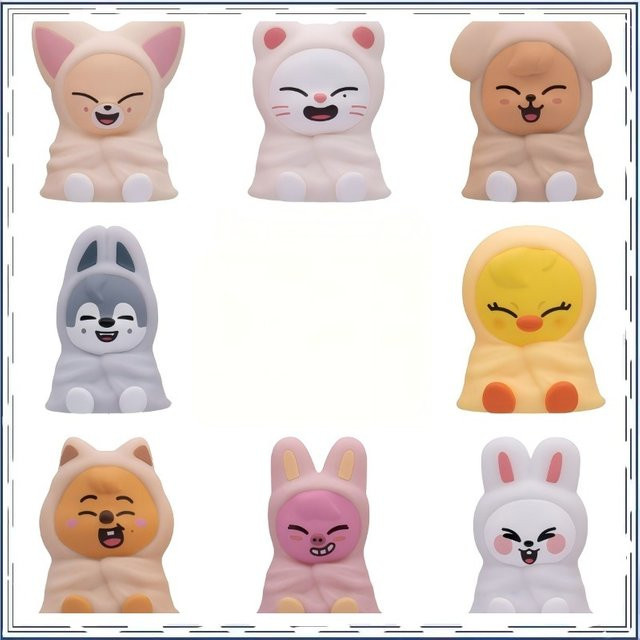 BANDAI Niedliches, leuchtendes, nachtlichtförmiges Ornament, Tiere, Dekoration - Bild 1