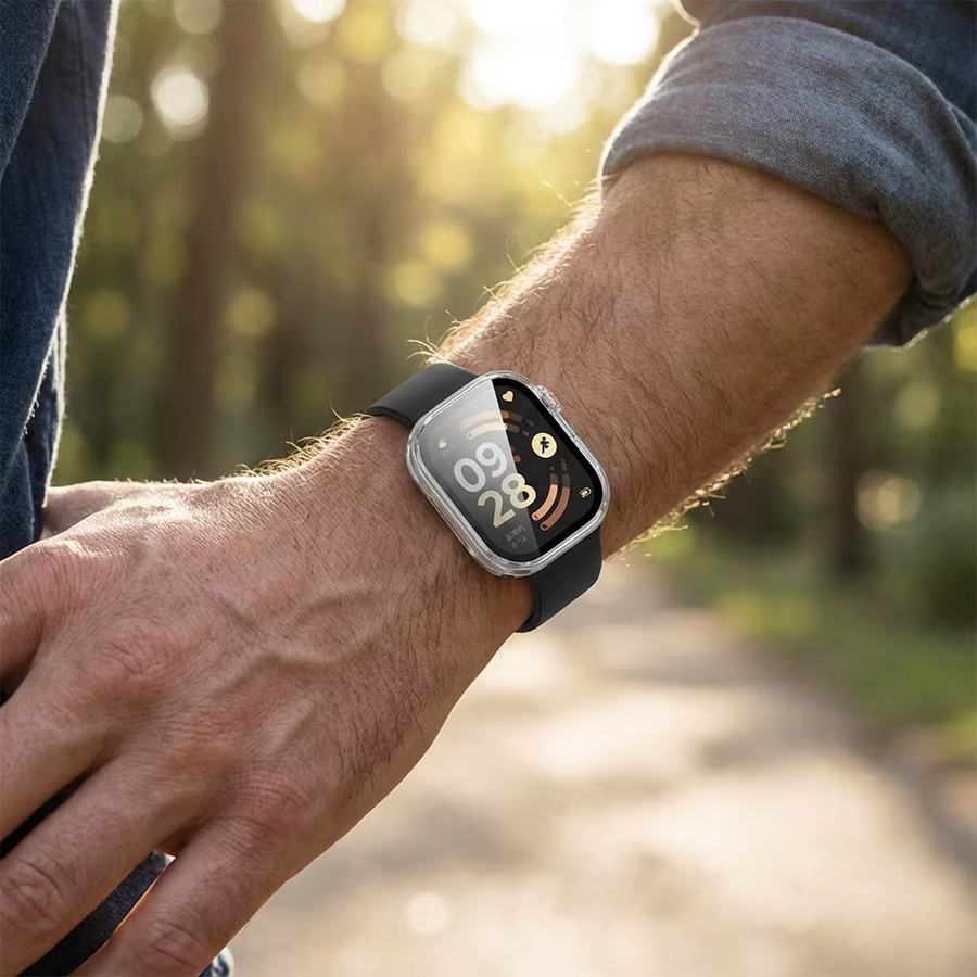 OAKCHARM Schutzhülle und Displayschutzfolie für Xiaomi Redmi Watch 6, transparent - Bild 2
