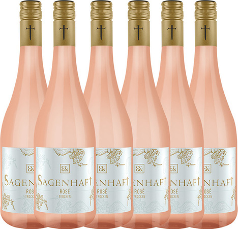 Sagenhaft Rosé Qualitätswein trocken 6 x 0,75 l