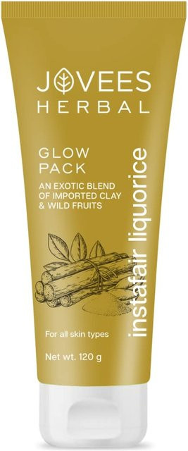 Jovees Herbal Insta Fair Glow Gesichtsmaske, 120 g, Normale Haut - Bild 1