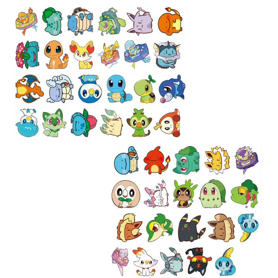 Bandai Pokémon Harz DIY Zubehör, 50-teiliges Set - Bild 5