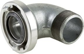 Wilo Festkupplung-Set Storz C/G 2 Zoll aus Aluminium in Silber - Bild 1