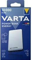Varta Powerbank Energy 10000 mit 10000 mAh, 15W, USB-C und USB-A, Weiß/Schwarz - Bild 2