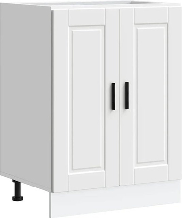 Küchenunterschrank DELUKE THEO Weiß mit Türen, B/T/H: 60 x 46 x 81,5 cm