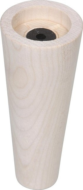 Runder Möbelfuß Dieda aus Ahorn in Natursteinoptik, Höhe: 13 cm, Durchmesser: 5,5 cm - Bild 1