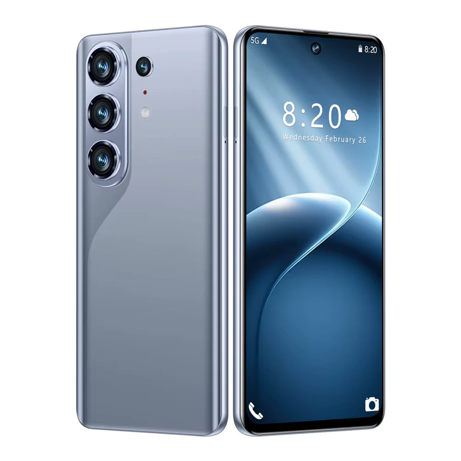 CHOTOG S26 Ultra Smartphone Android 5G mit 7,3 Zoll HD Display, 22GB RAM, 2TB Speicher, 7800mAh Akku und 16+48MP Kamera in Grau - Bild 5