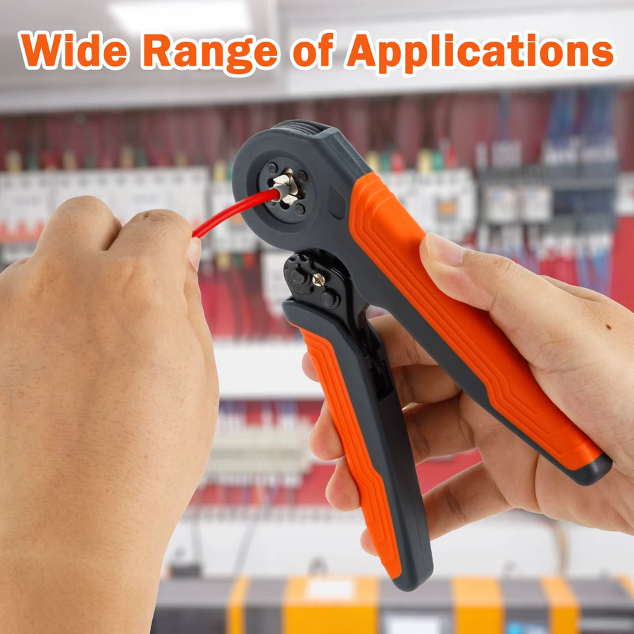 WOZOBUY Ferrule Crimping Tool Kit mit selbsteinstellender Ratsche für AWG23-7 - Bild 4