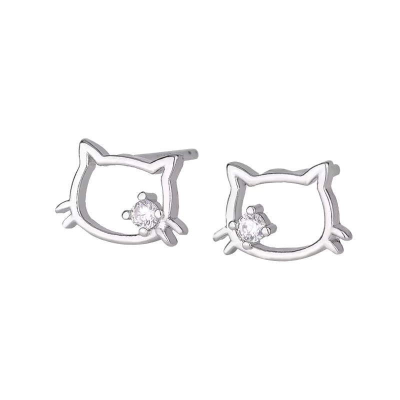 GaGa-Duck Ohrringe, 925 Silber, Zirkonia, Unisex - Bild 3
