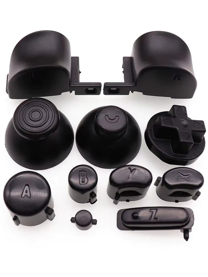 TingDong Ersatz-Tasten Set für Nintendo GameCube mit 3D Thumbsticks, ABXY, L/R und D-Pad sowie Power ON/OFF Tasten - Bild 3