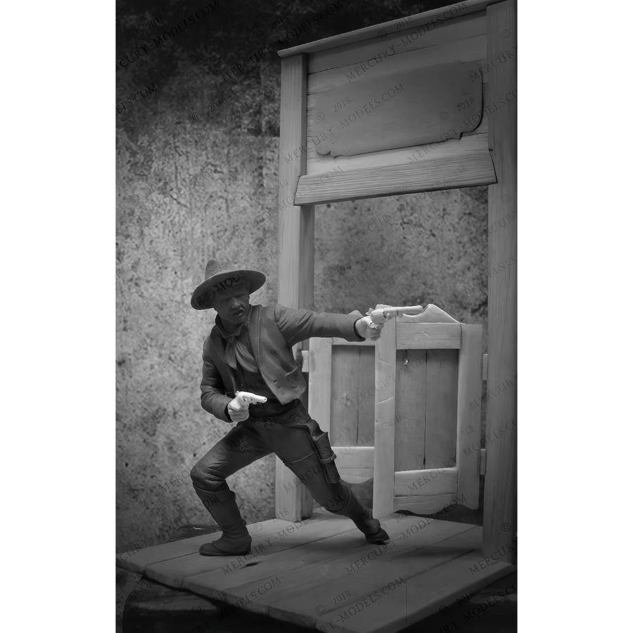 MEEKLION MODEL West Wilderness Mexikanischer Cowboy, Modellbausatz, 75-mm-Modellbausatz aus Kunstharz - Bild 2