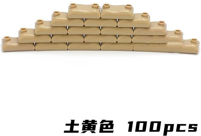 Militär Zweiter Weltkrieg Waffe Spezialeinheiten Sandsack, 100-teiliges Set, Baustein Zubehör - Bild 1