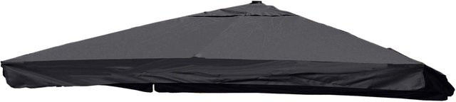 Ersatzbezug für MCW Luxus-Ampelschirm MCW-A96 mit Flap, Polyester, anthrazit - Bild 2