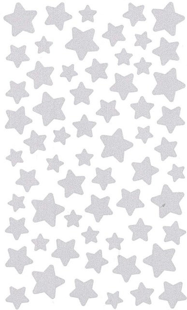 Rico Design Paper Poetry Sticker Sterne in Silber, 4 Bogen - Bild 1