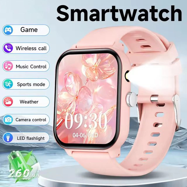 Ola Esporte Smartwatch, 1,83'', Pink, Silikon, Bluetooth - Bild 1