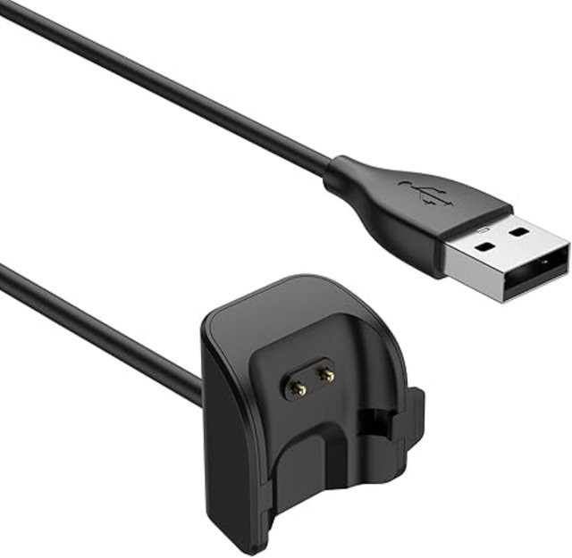 Samsung Galaxy Fit 2 SM-R220 USB Smartwatch Ladegerät Ladekabel in Schwarz - Bild 1