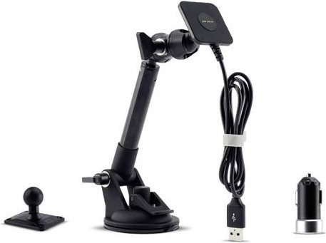 Crosscall X-Car Pro Handy-Kfz-Halterung mit Ladefunktion und Magnetbefestigung in Schwarz - Bild 1