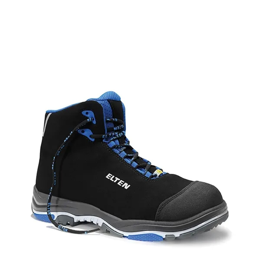 Elten Sicherheitsschnürstiefel Impulse Ea Blue Mid ESD S2 in Blau und Schwarz, Größe 43 - Bild 2