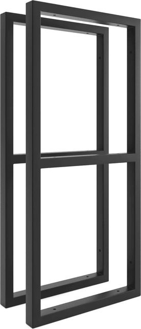 HEVVA Schwerlast Regalhalter HOHENBERG 2er Set Schwarz Matt Tiefe: 30 cm - Bild 1