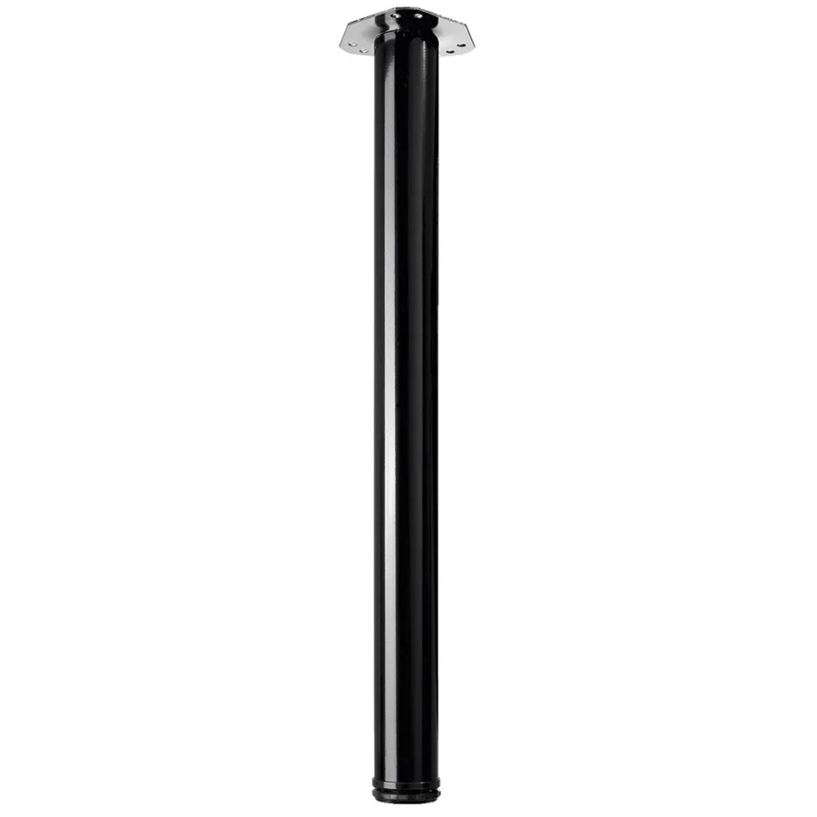 Hettich Tischbein-Set 4-teilig in Schwarz matt, Durchmesser: 6 cm, Höhe: 71 cm - Bild 2
