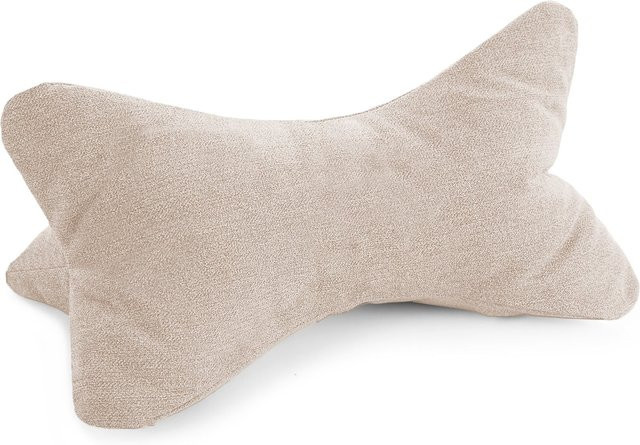 Leseknochen Bookiepad Cozy Home in Beige für Erwachsene mit konturierter Form - Bild 1