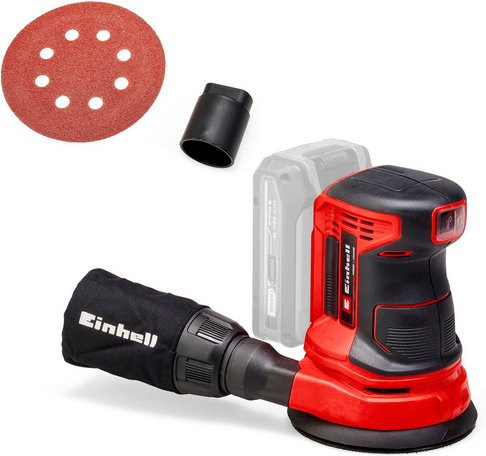 Einhell Power X-Change TE-RS 18 Li Solo Akku-Exzenterschleifer in Rot/Schwarz mit Ø 125 mm - Bild 4