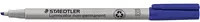 STAEDTLER Lumocolor non-permanent 312 Folienstift mit Keilspitze in Blau und Grau - Bild 1