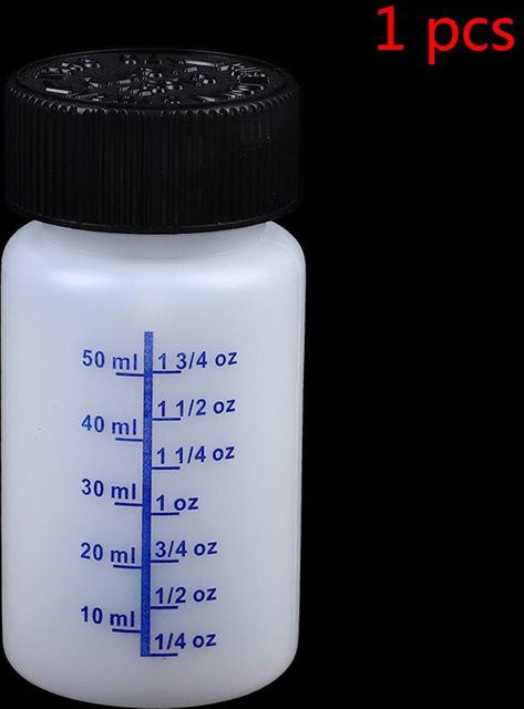 5 Stück Lack-Ausbesserungsflaschen von Mihout mit Pinselkugel-Applikator in Weiß für lösungsmittelbasierte und wasserbasierte Lacke - Bild 1