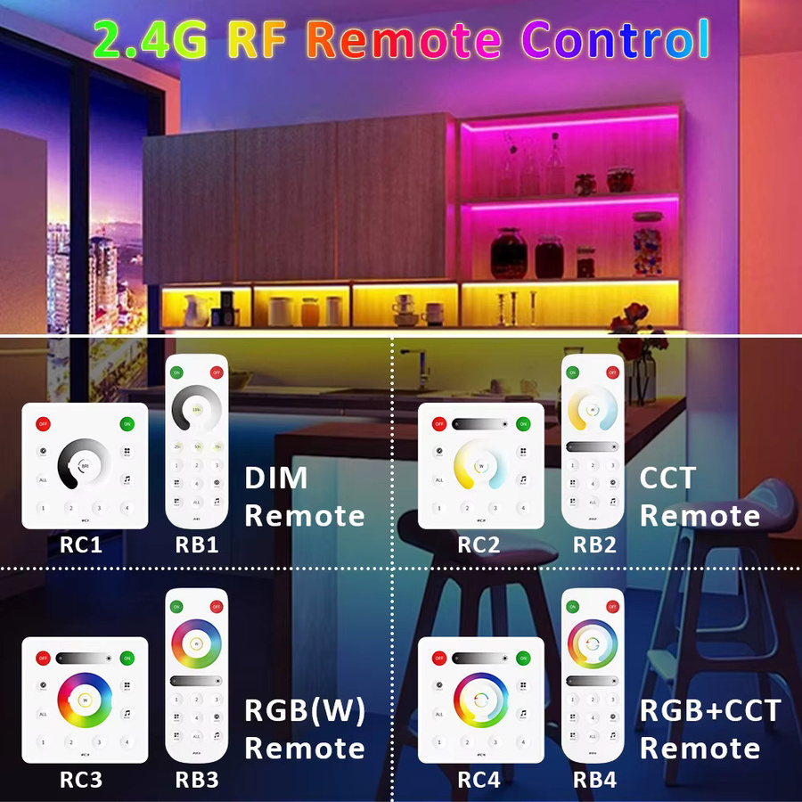 MJJC LED-Controller SP530E mit Wifi, Bluetooth und RF für WS2812B, WS2811 und SK6812 LED-Streifen, kompatibel mit Alexa und Google Home, 5V 12V 24V 5CH Multicolor - Bild 5