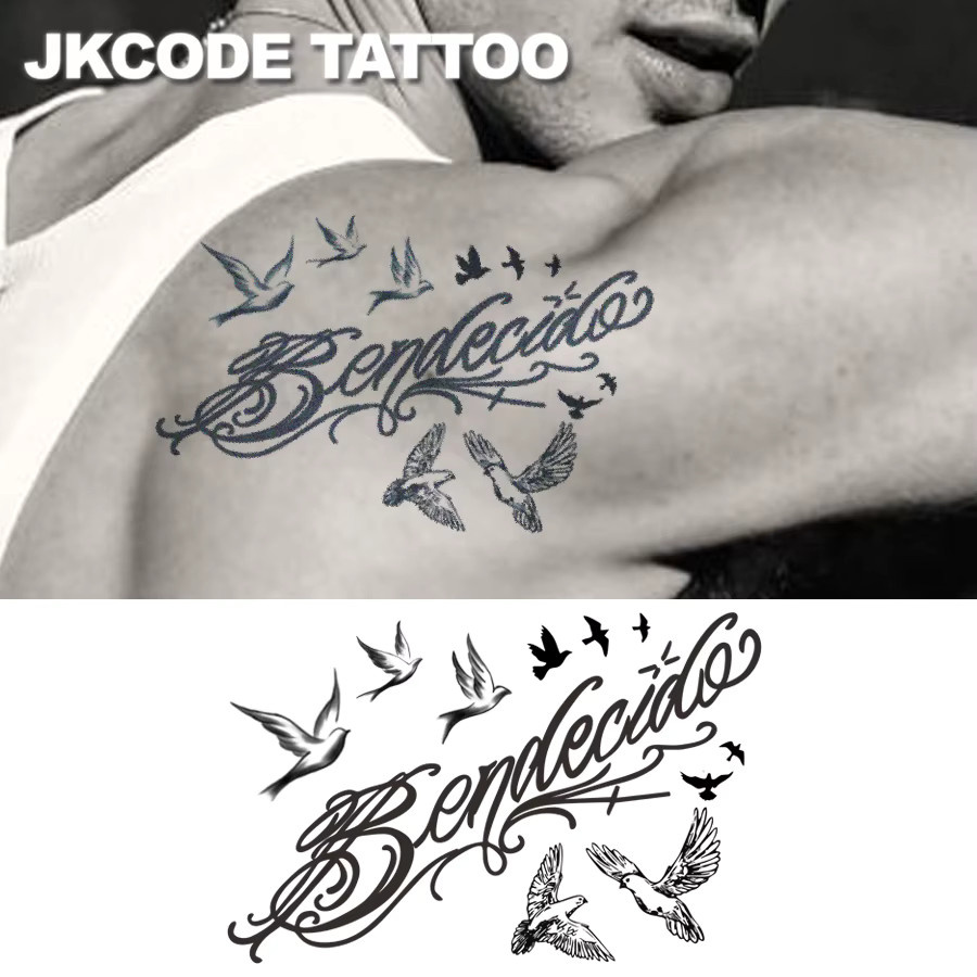 JKCODE TATTOO Temporärtattoo, Unisex - Bild 3