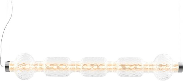 Artemide Alambicco Sospensione LED-Pendelleuchte in Silber mit transparentem Glas und warmweißem Licht (2700K) - Bild 1