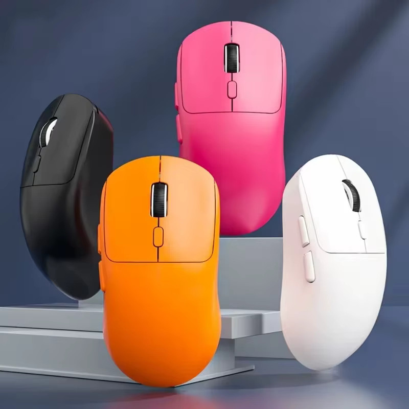Lenovo kabellose Maus mit Bluetooth und 2,4 G Verbindung, ergonomisch und wiederaufladbar, für Büro und Gaming, erhältlich in Orange oder Weiß - Bild 2