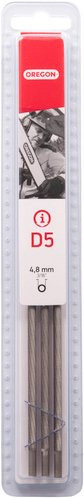 Oregon Rundfeile D5 für Sägeketten und Metall in Grau (3,0 mm) - Bild 1