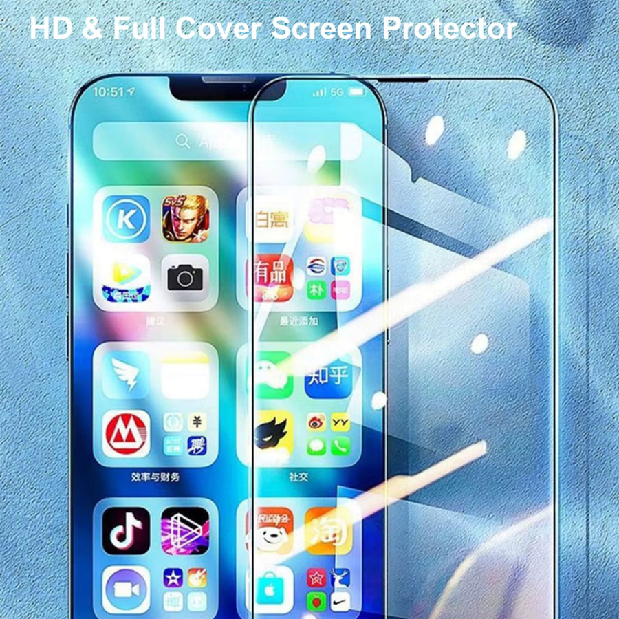 Panbon 2er-Pack Displayschutzfolie aus gehärtetem Glas für iPhone 17 Pro Max und iPhone 17 Air, transparent, inklusive Installationswerkzeug für staubfreie Montage - Bild 3