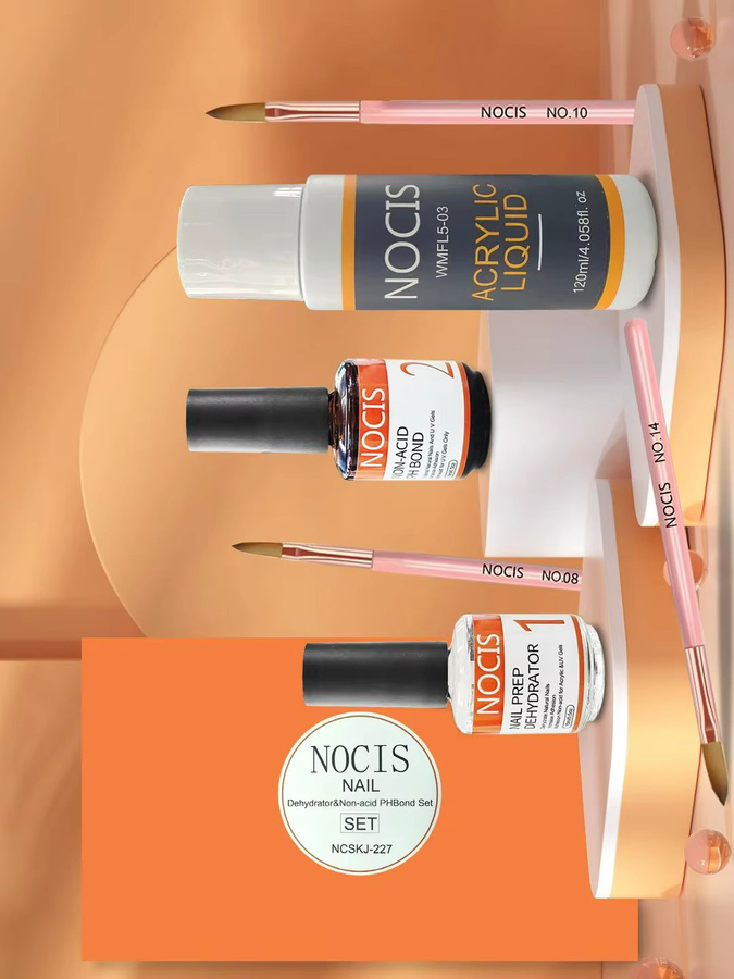 NOCIS Acryl Nagel Kit, Puder und Monomer, Unisex - Bild 3