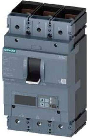 Siemens 3VA2450-7KP32-0AA0 Leistungsschalter in Grau mit einem Einstellbereich von 200 - 500A und einer maximalen Schaltspannung von 690 V/AC - Bild 1