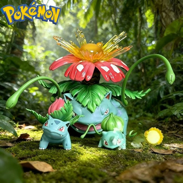 Potdemiel Pokémon Bulbasaur Actionfiguren, PVC-Statue - Bild 1